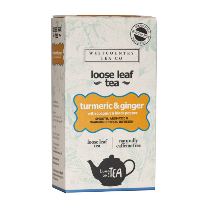 Turmeric and Ginger Loose Leaf Tea 70g | Browse Online | Westcountry Tea