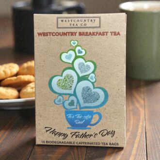 Westcountry Breakfast Tea Happy Fathers Day novelTEAcard Gift - Sent Direct to Dad
