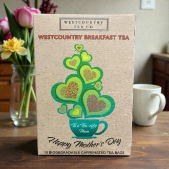 Nettle and Rose Tea Happy Mothers Day novelTEAcard Gift - Sent Direct to Mum